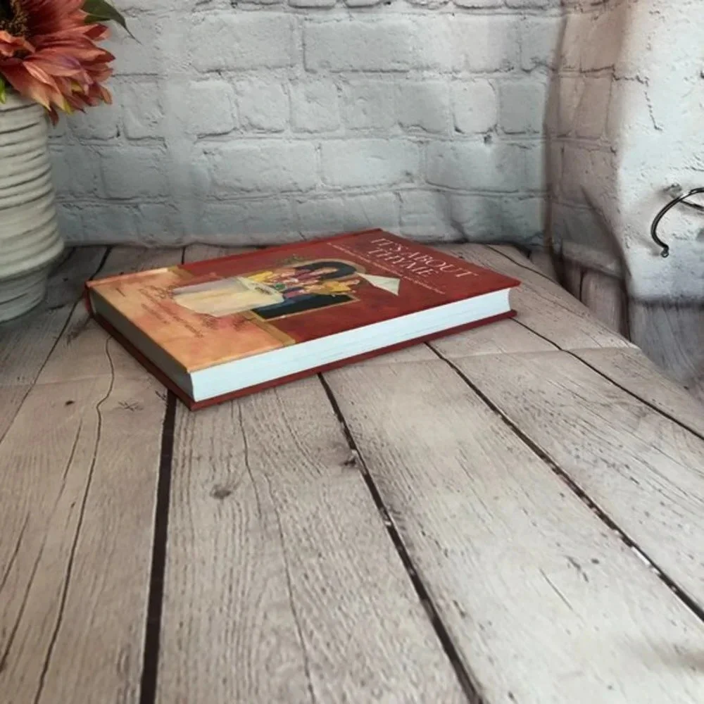 Autographed ITS ABOUT THYME cookbook